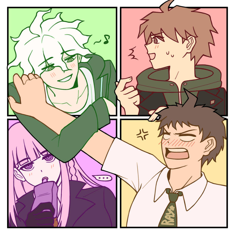 Komahina and Naegiri